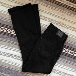 Levi’s Women’s 725 Jeans Size 31 Black Denim High Rise Bootcut Jeans Classic